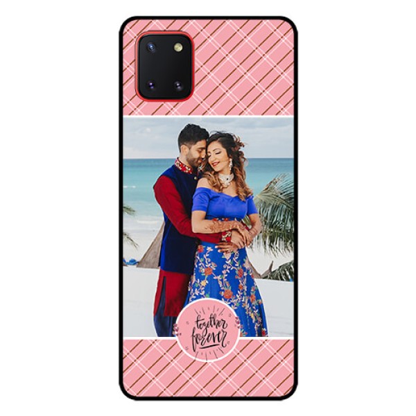 Galaxy Note10 Lite Personalized Glass Phone Case - Together Forever Design Galaxy Note10 Lite Personalized Glass Phone Case - Together Forever Design