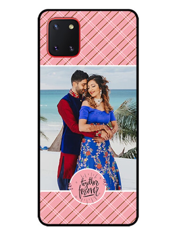 Custom Galaxy Note10 Lite Personalized Glass Phone Case - Together Forever Design