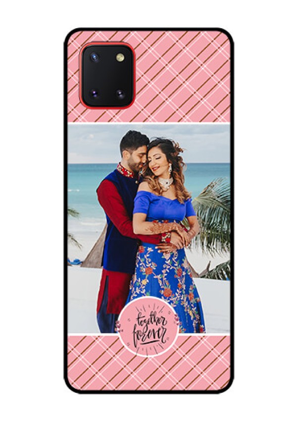 Galaxy Note10 Lite Personalized Glass Phone Case - Together Forever Design