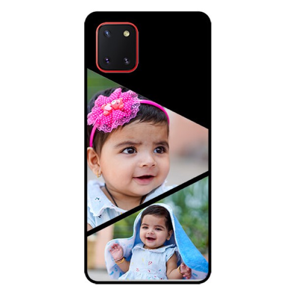 Galaxy Note10 Lite Custom Glass Phone Case - Semi Cut Design