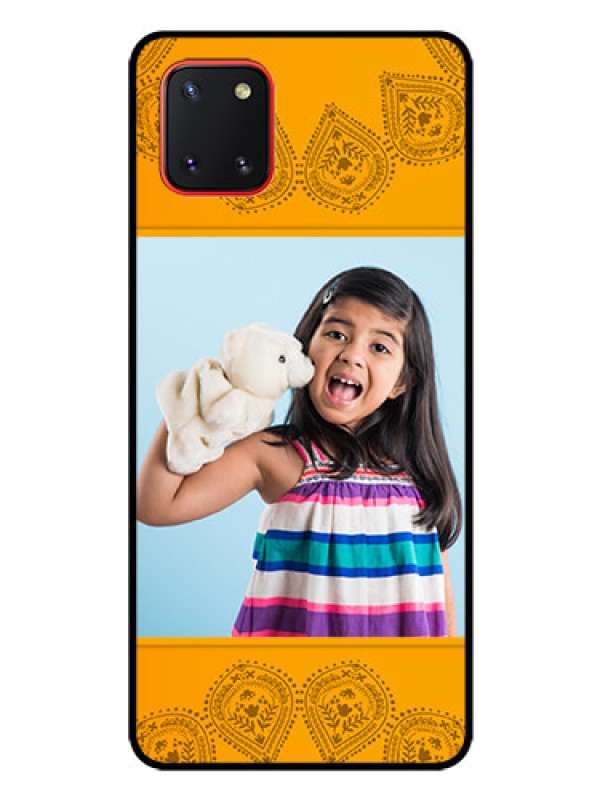 Custom Galaxy Note10 Lite Personalized Glass Phone Case - Photo Wedding Design 