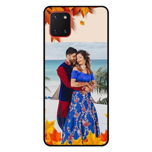 Galaxy Note10 Lite Photo Printing on Glass Case - Autumn Maple Leaves Design Galaxy Note10 Lite Photo Printing on Glass Case - Autumn Maple Leaves Design