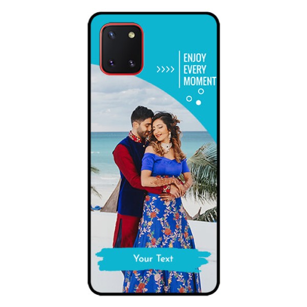 Galaxy Note10 Lite Custom Glass Mobile Case - Happy Moment Design