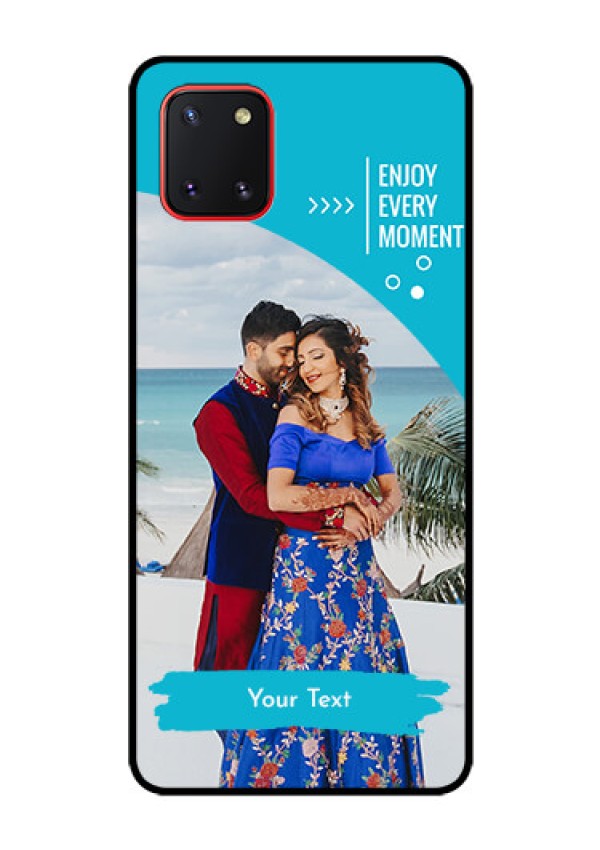 Galaxy Note10 Lite Custom Glass Mobile Case - Happy Moment Design