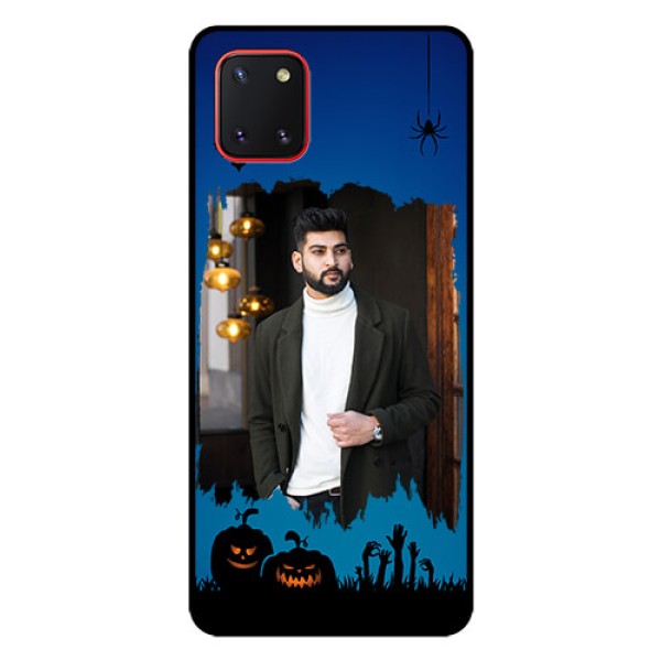 Galaxy Note10 Lite Photo Printing on Glass Case - with pro Halloween design 