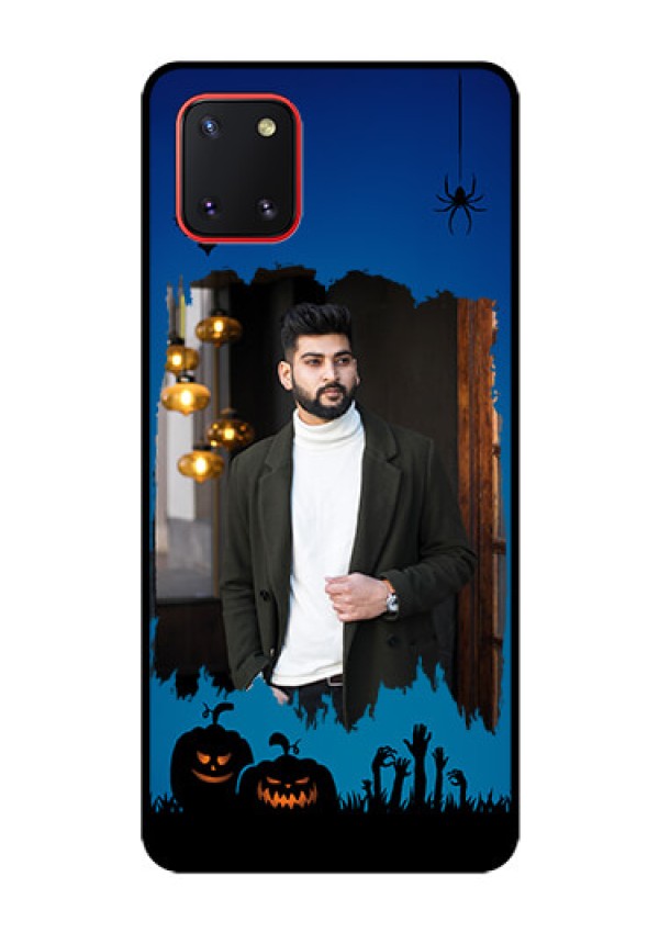 Galaxy Note10 Lite Photo Printing on Glass Case - with pro Halloween design 