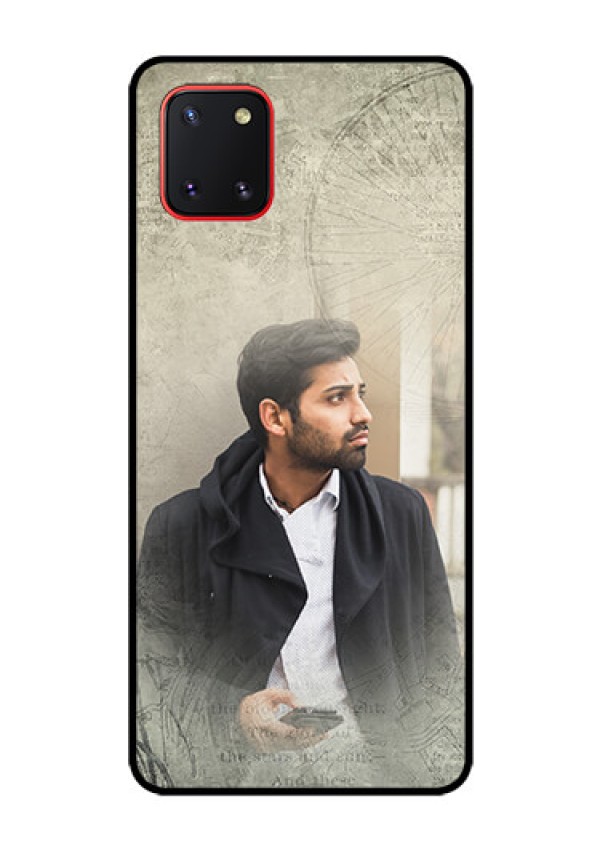 Galaxy Note10 Lite Custom Glass Phone Case - with vintage design