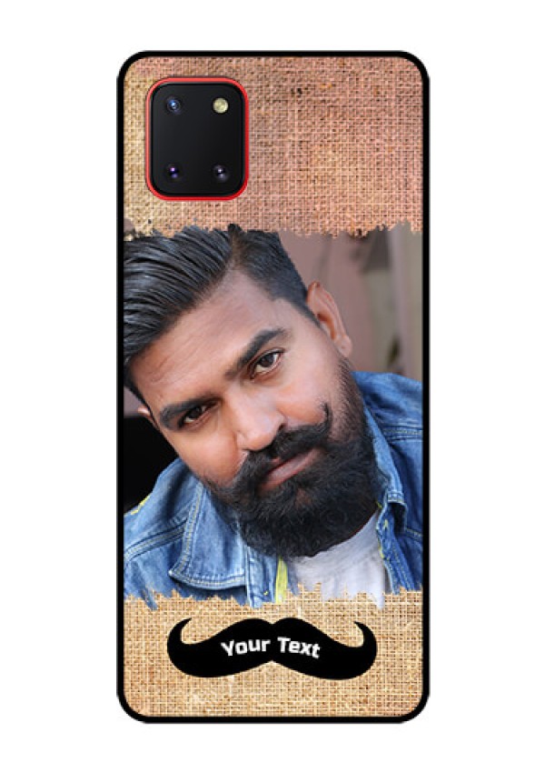 Galaxy Note10 Lite Personalized Glass Phone Case - with Texture Design