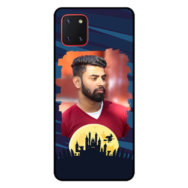 Galaxy Note10 Lite Photo Printing on Glass Case - Halloween Witch Design 