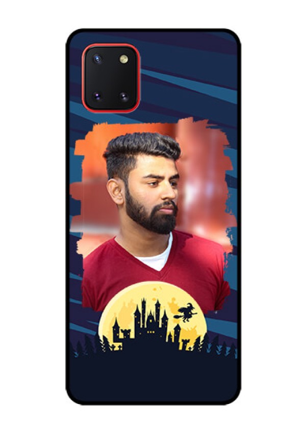 Galaxy Note10 Lite Photo Printing on Glass Case - Halloween Witch Design 