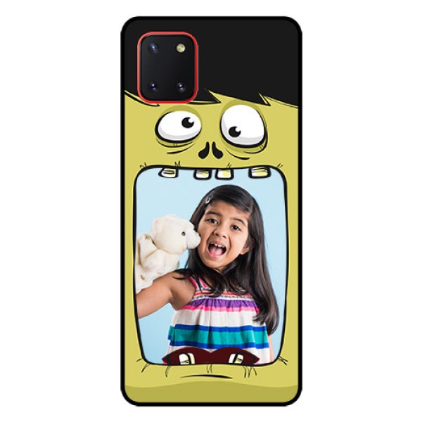 Galaxy Note10 Lite Personalized Glass Phone Case - Cartoon monster back case Design Galaxy Note10 Lite Personalized Glass Phone Case - Cartoon monster back case Design