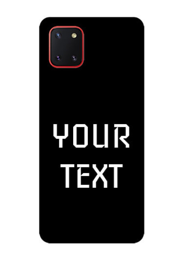 Galaxy Note10 Lite Your Name on Glass Phone Case