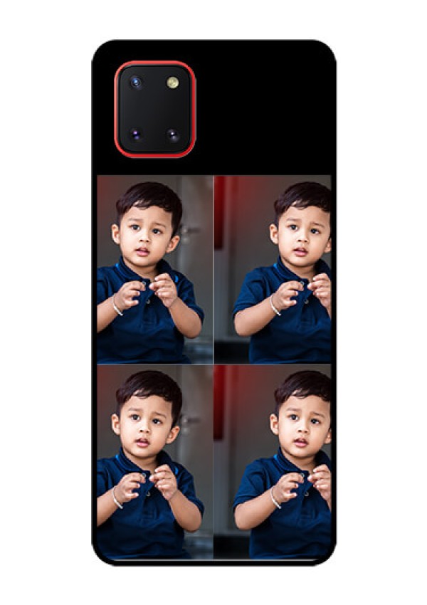 Galaxy Note10 Lite 4 Image Holder on Glass Mobile Cover