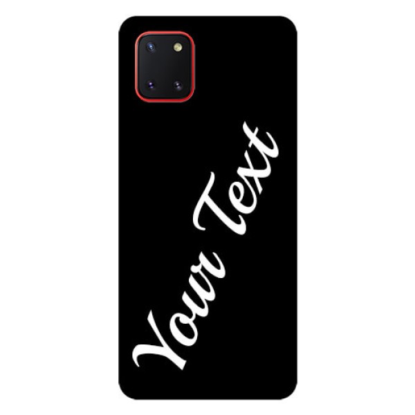 Galaxy Note10 Lite Custom Glass Mobile Cover with Your Name