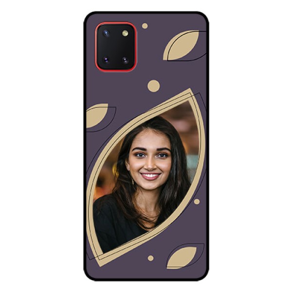 Galaxy Note10 Lite Custom Glass Mobile Case - Falling Leaf Design