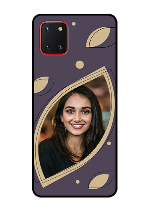 Galaxy Note10 Lite Custom Glass Mobile Case - Falling Leaf Design