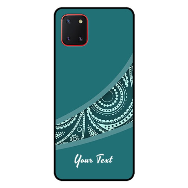 Galaxy Note10 Lite Photo Printing on Glass Case - semi visible floral Design Galaxy Note10 Lite Photo Printing on Glass Case - semi visible floral Design