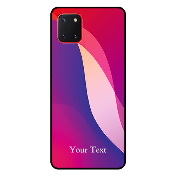 Galaxy Note10 Lite Personalized Glass Phone Case - Digital abstract Overlap Design Galaxy Note10 Lite Personalized Glass Phone Case - Digital abstract Overlap Design