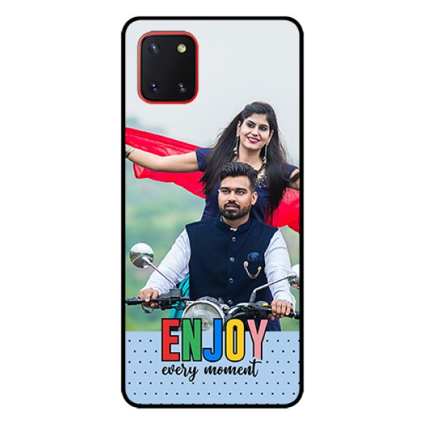 Galaxy Note10 Lite Photo Printing on Glass Case - Enjoy Every Moment Design Galaxy Note10 Lite Photo Printing on Glass Case - Enjoy Every Moment Design