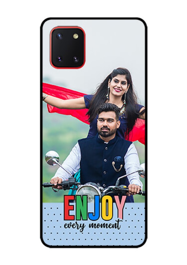 Galaxy Note10 Lite Photo Printing on Glass Case - Enjoy Every Moment Design