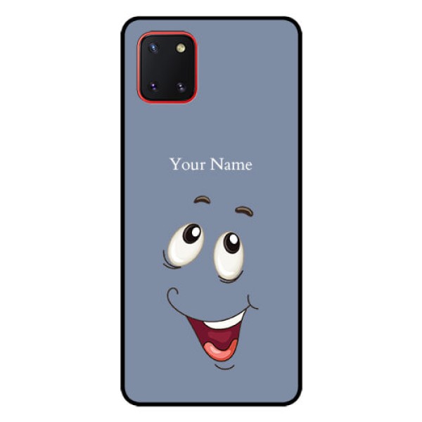 Galaxy Note10 Lite Photo Printing on Glass Case - Laughing Cartoon Face Design Galaxy Note10 Lite Photo Printing on Glass Case - Laughing Cartoon Face Design