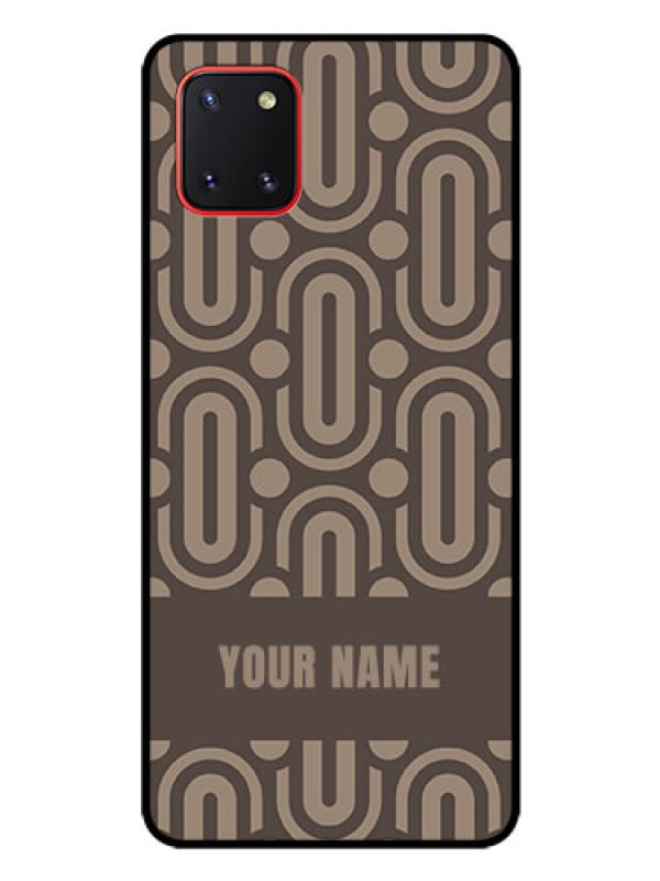 Custom Galaxy Note10 Lite Custom Glass Phone Case - Captivating Zero Pattern Design