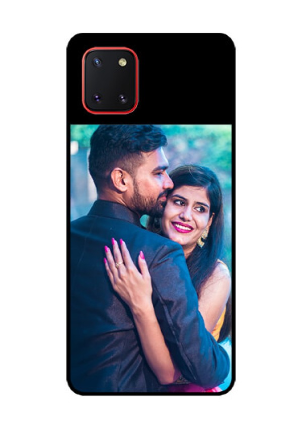 Galaxy Note10 Lite Custom Glass Phone Case - Upload Full Picture With Custom Color Design