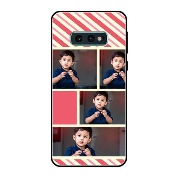 Galaxy S10e Personalized Glass Phone Case  - Picture Upload Mobile Case Design