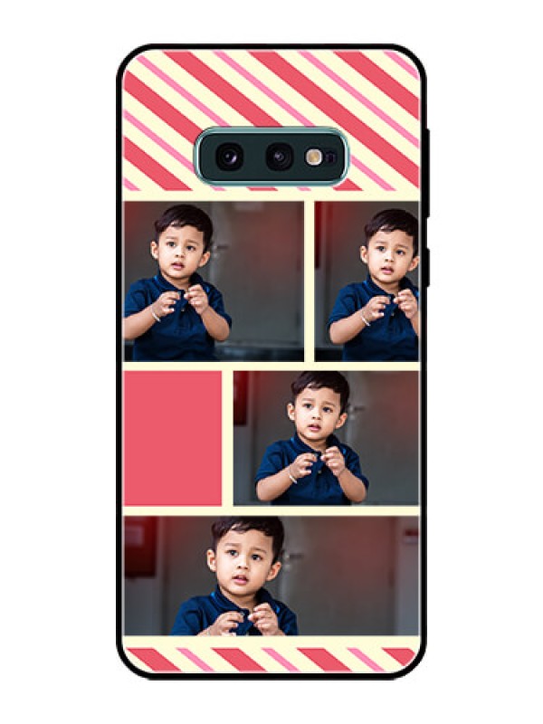 Custom Galaxy S10e Personalized Glass Phone Case  - Picture Upload Mobile Case Design