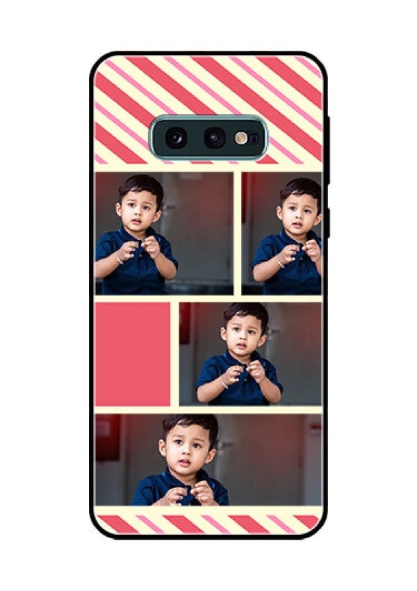 Galaxy S10e Personalized Glass Phone Case  - Picture Upload Mobile Case Design