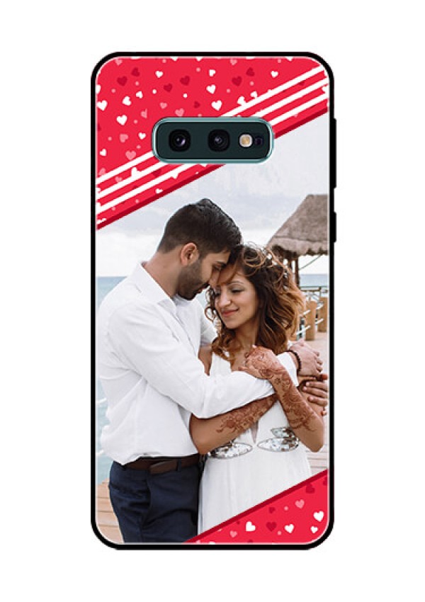 Galaxy S10e Custom Glass Mobile Case  - Valentines Gift Design