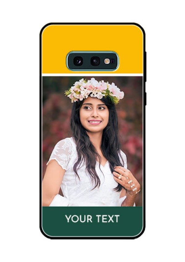Galaxy S10e Photo Printing on Glass Case  - Love You Design