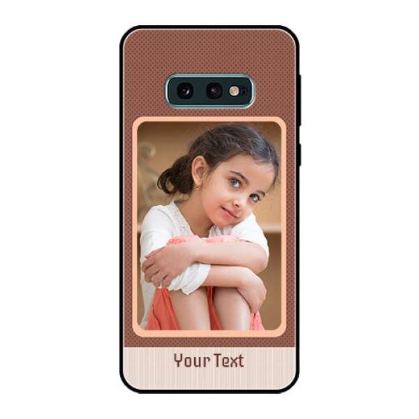 Galaxy S10e Custom Glass Phone Case - Simple Pic Upload Design Galaxy S10e Custom Glass Phone Case - Simple Pic Upload Design