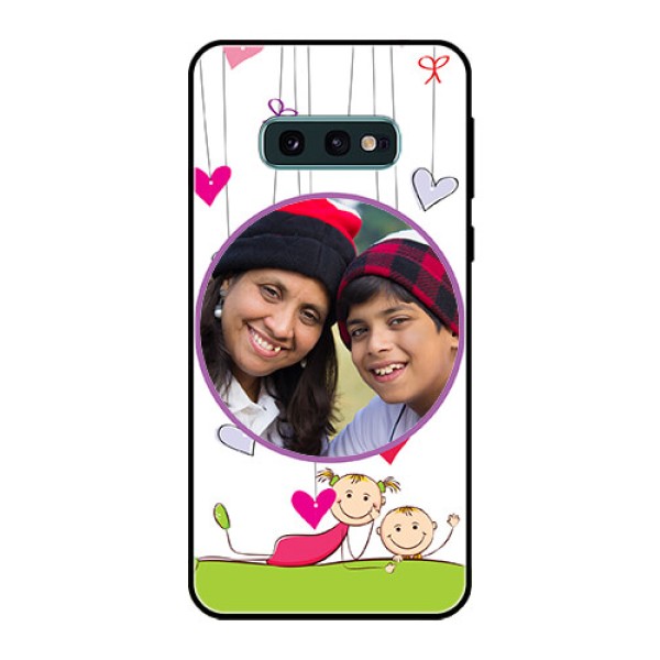 Galaxy S10e Photo Printing on Glass Case  - Cute Kids Phone Case Design