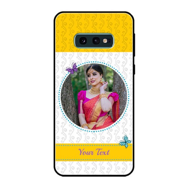 Galaxy S10e Custom Glass Mobile Case  - Girls Premium Case Design