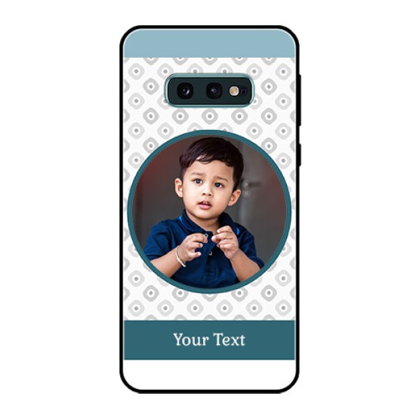 Galaxy S10e Personalized Glass Phone Case  - Premium Cover Design