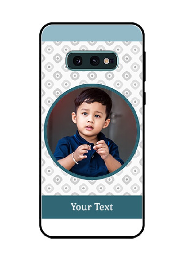 Galaxy S10e Personalized Glass Phone Case  - Premium Cover Design