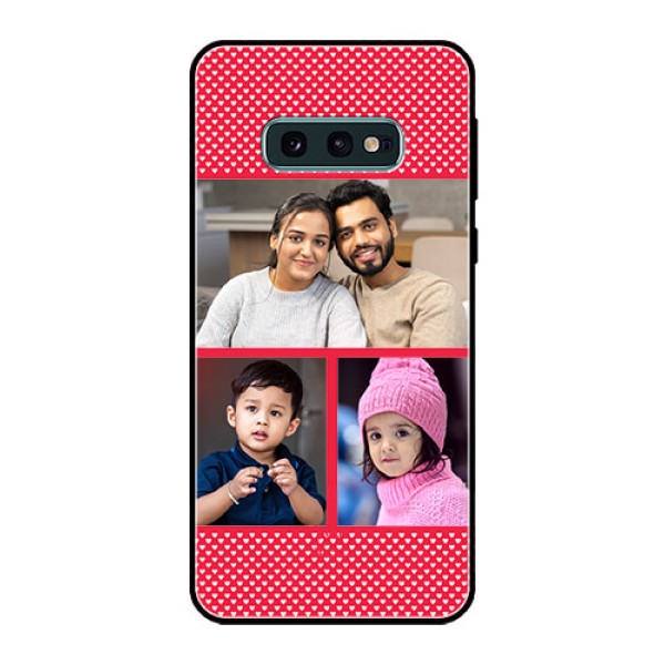 Galaxy S10e Personalized Glass Phone Case  - Bulk Pic Upload Design