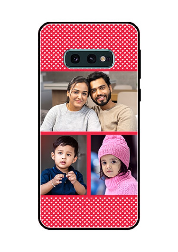 Galaxy S10e Personalized Glass Phone Case  - Bulk Pic Upload Design