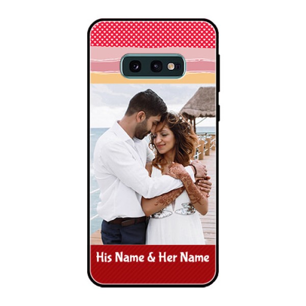 Galaxy S10e Custom Glass Mobile Case  - Premium Case Design