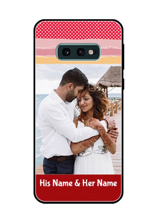 Galaxy S10e Custom Glass Mobile Case  - Premium Case Design