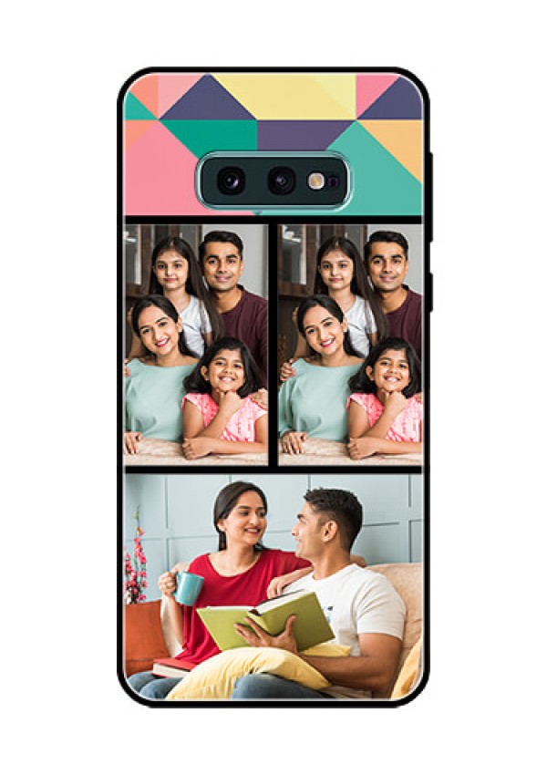 Galaxy S10e Custom Glass Phone Case  - Bulk Pic Upload Design