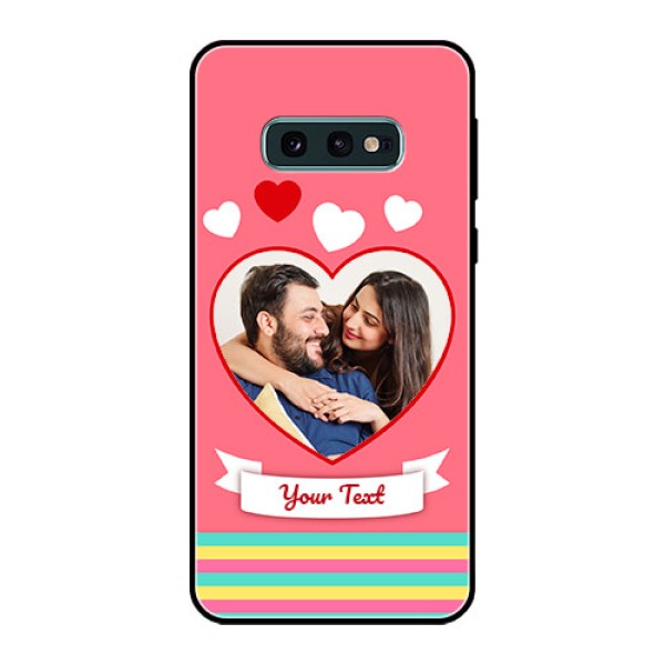 Galaxy S10e Photo Printing on Glass Case - Love Doodle Design Galaxy S10e Photo Printing on Glass Case - Love Doodle Design