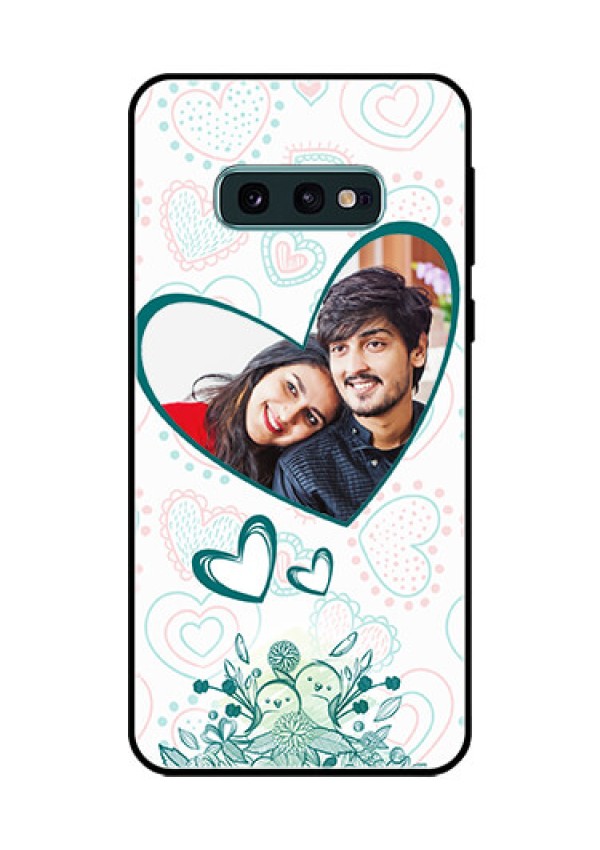 Galaxy S10e Photo Printing on Glass Case  - Premium Couple Design