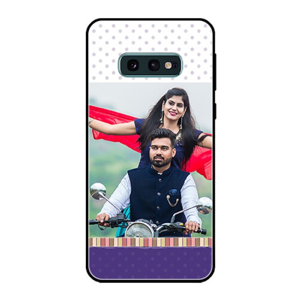 Galaxy S10e Photo Printing on Glass Case  - Cute Family Design