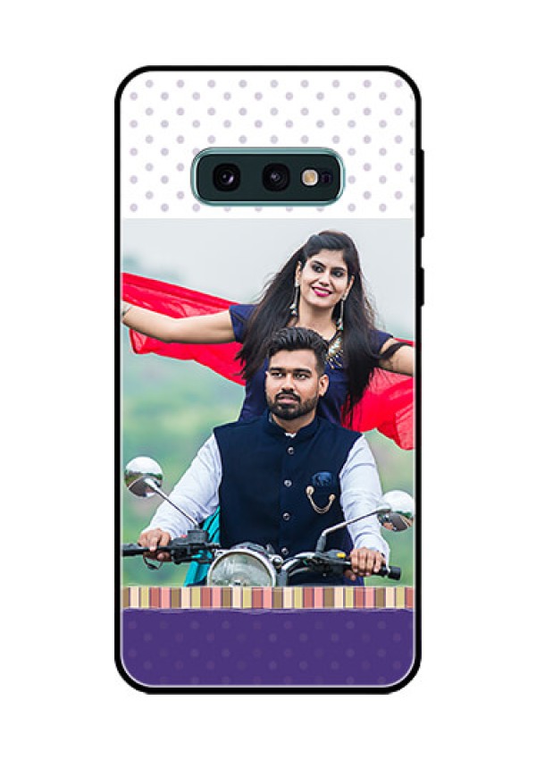 Galaxy S10e Photo Printing on Glass Case  - Cute Family Design
