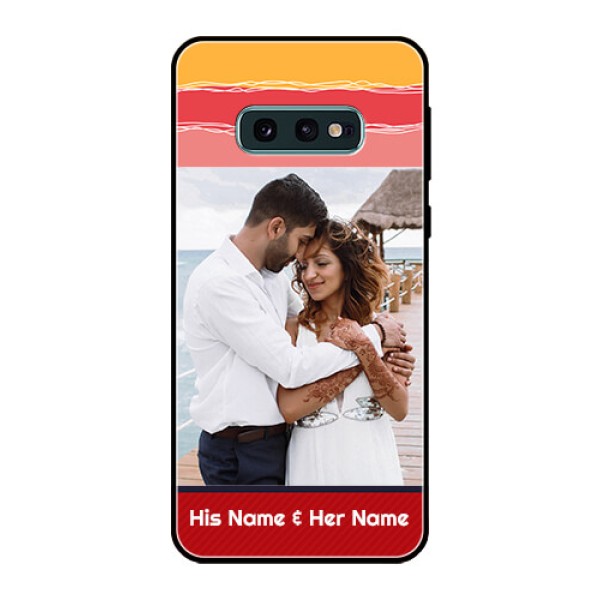 Galaxy S10e Custom Glass Mobile Case - Colorful Case Design Galaxy S10e Custom Glass Mobile Case - Colorful Case Design