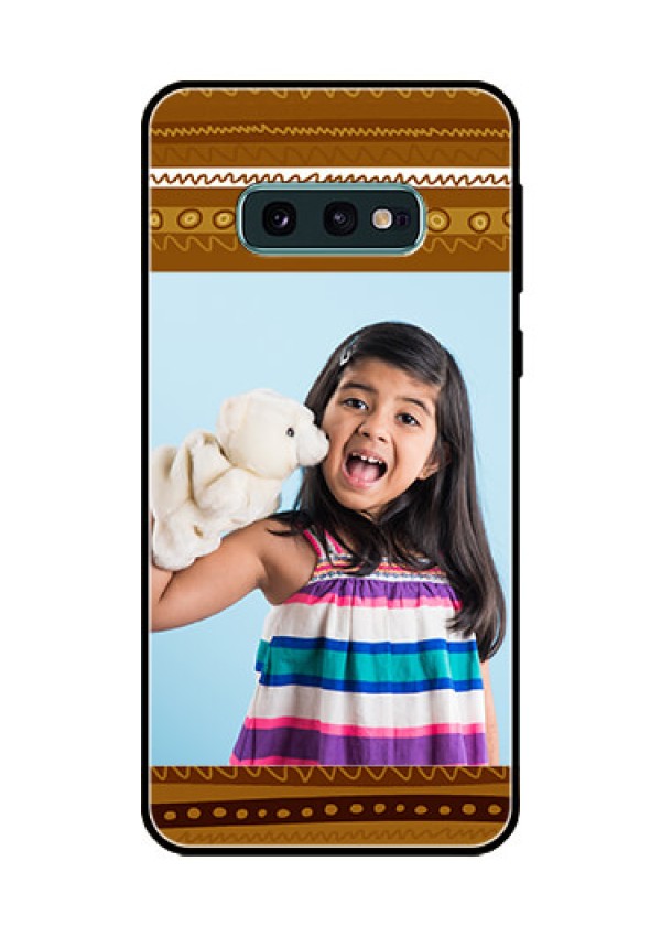 Galaxy S10e Custom Glass Phone Case  - Friends Picture Upload Design 
