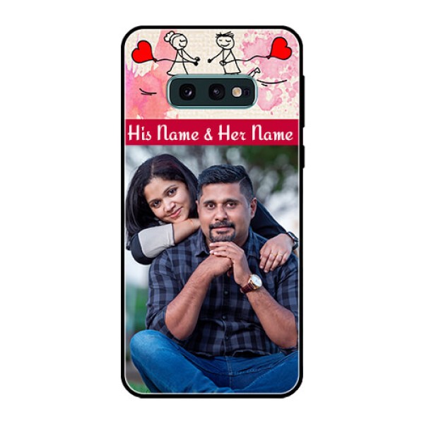 Galaxy S10e Photo Printing on Glass Case  - You and Me Case Design