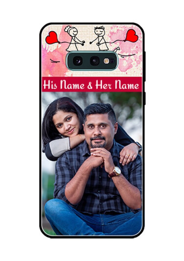Galaxy S10e Photo Printing on Glass Case  - You and Me Case Design